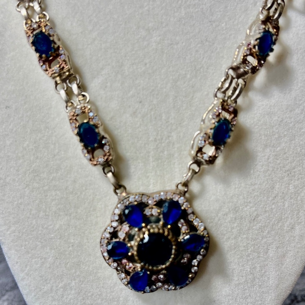 15 1/2 in Necklace, pendant marked 925